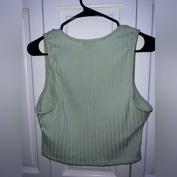 Sage Green Cropped Tank - Picture 5 of 5